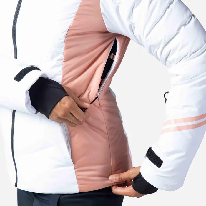 Women Women039s Courbe Ski Jacket White100 Rossignol Ski and Snowboard Jackets