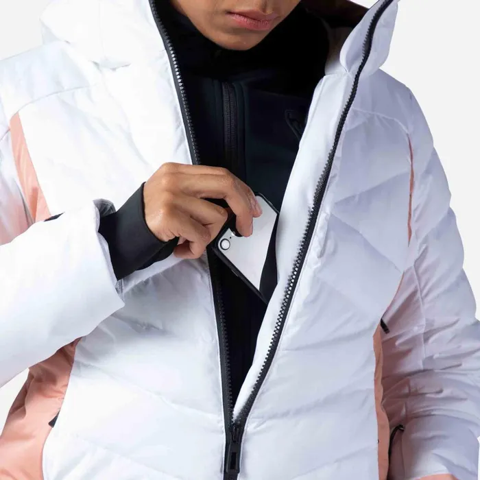 Women Women039s Courbe Ski Jacket White100 Rossignol Ski and Snowboard Jackets
