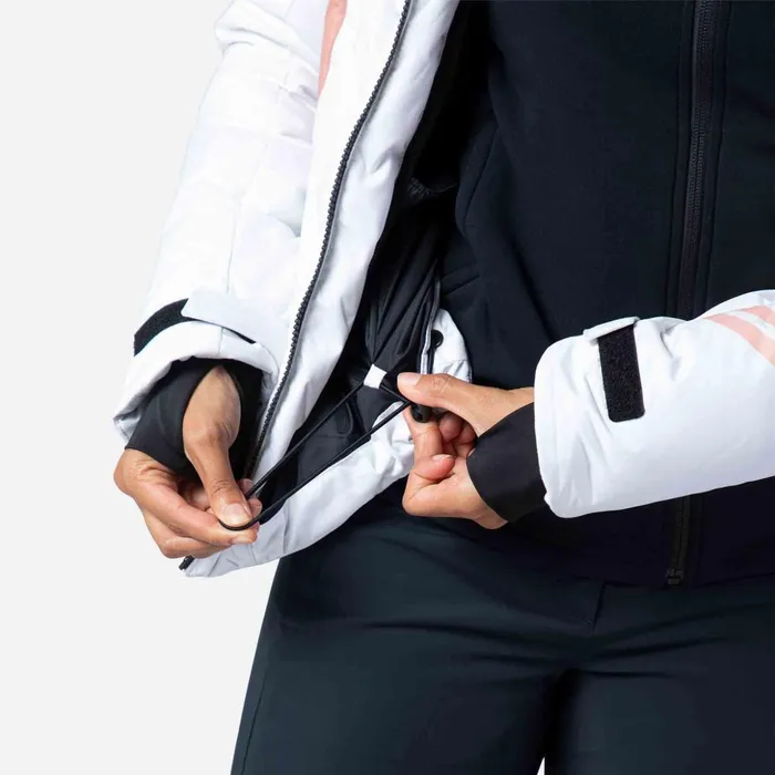 Women Women039s Courbe Ski Jacket White100 Rossignol Ski and Snowboard Jackets