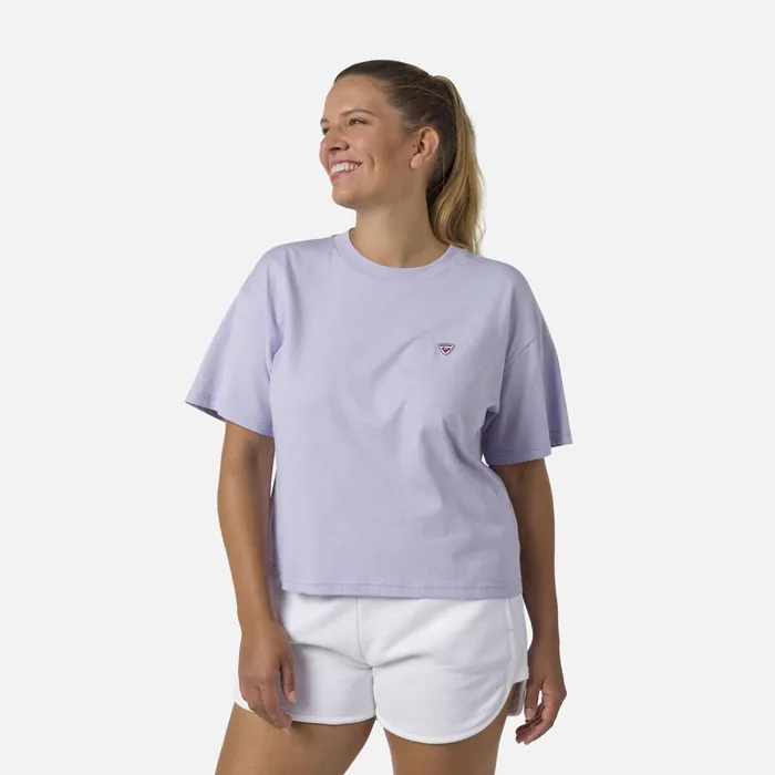 Women Women039s Crop Tee Lavendergrey Rossignol Polos and Tees
