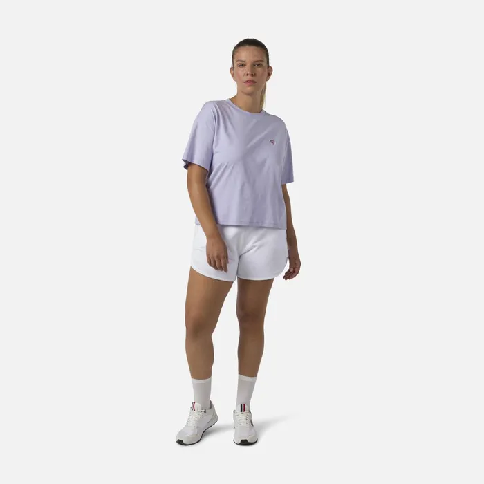 Women Women039s Crop Tee Lavendergrey Rossignol Polos and Tees