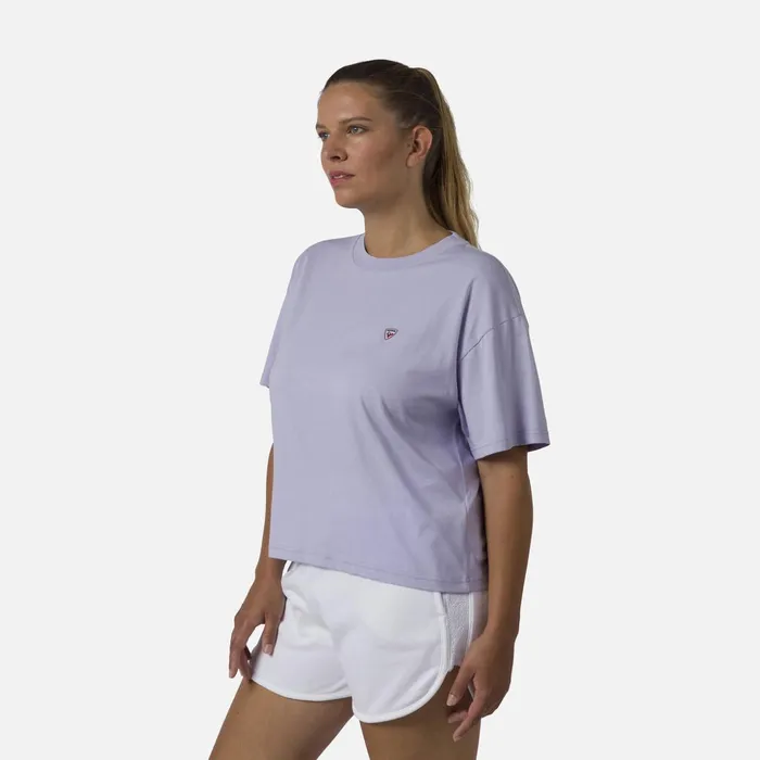 Women Women039s Crop Tee Lavendergrey Rossignol Polos and Tees