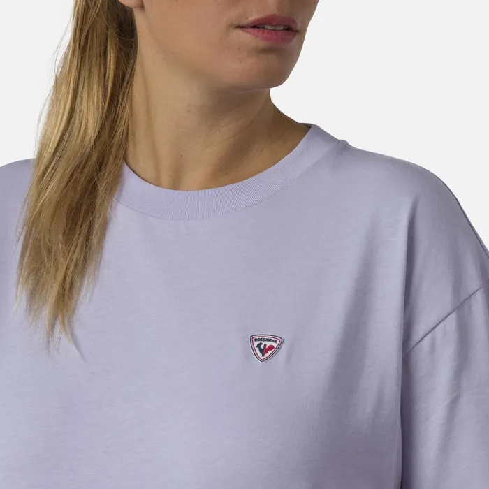 Women Women039s Crop Tee Lavendergrey Rossignol Polos and Tees