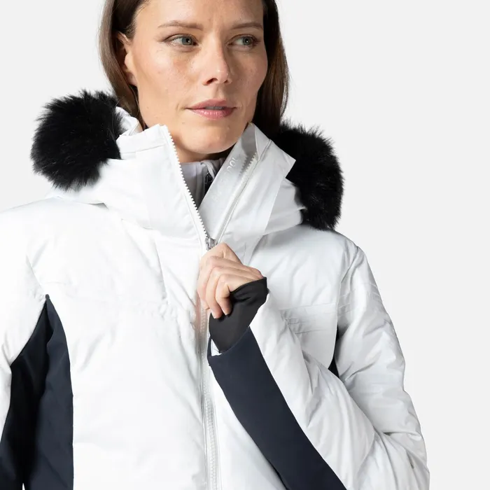 Women Women039s Depart Ski Jacket White100 Rossignol Ski and Snowboard Jackets