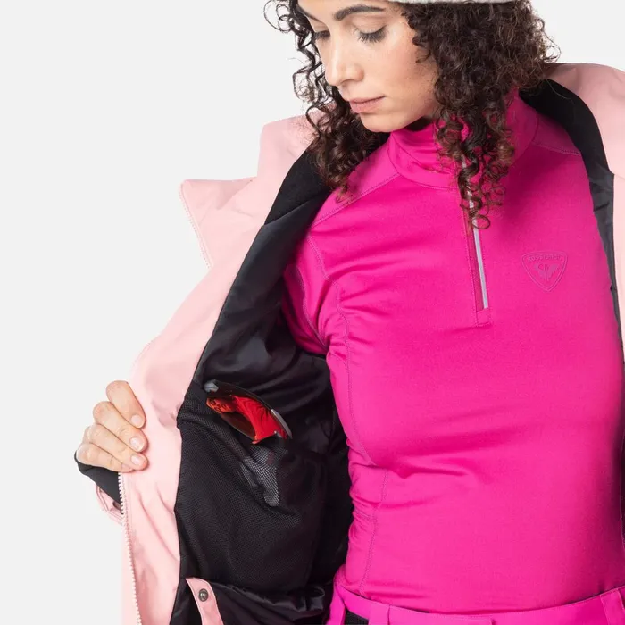 Women Women039s Flat Ski Jacket Cooperpink Rossignol Ski and Snowboard Jackets