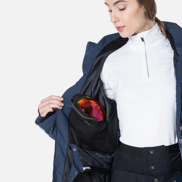 Women Women039s Flat Ski Jacket Darknavy715 Rossignol Ski and Snowboard Jackets