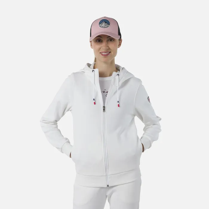 Women Women039s Fullzip Hooded Logo Fleece Sweatshirt White100 Rossignol Sweatshirts and Pullovers Women Women039s Fullzip Hooded Logo Fleece Sweatshirt White100 Rossignol Sweatshirts and Pullovers