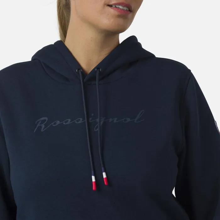 Women Women039s Hooded Logo Fleece Sweatshirt Darknavy715 Rossignol Sweatshirts and Pullovers