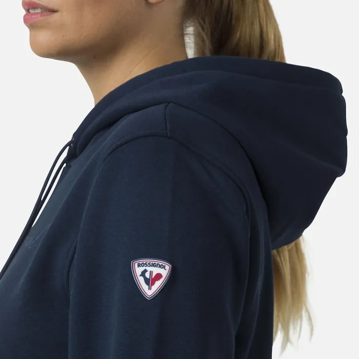 Women Women039s Hooded Logo Fleece Sweatshirt Darknavy715 Rossignol Sweatshirts and Pullovers