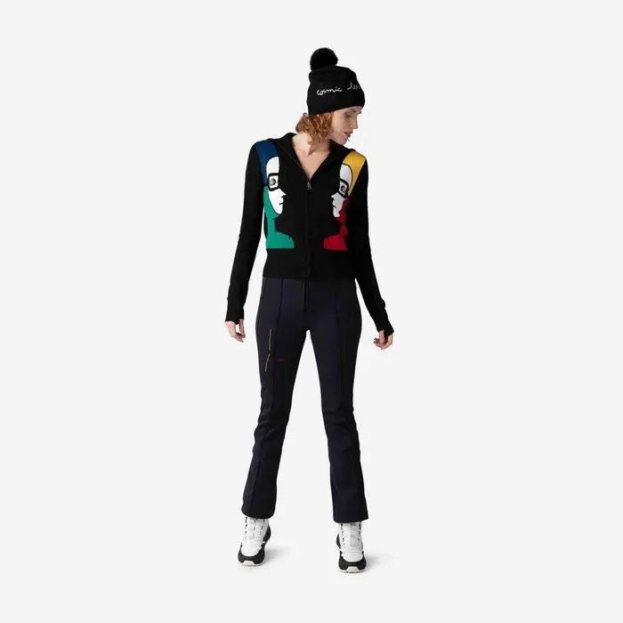 Women Women039s JCC Galina Full Zip Knit Top Black200 Rossignol Sweatshirts and Pullovers Women Women039s JCC Galina Full Zip Knit Top Black200 Rossignol Sweatshirts and Pullovers
