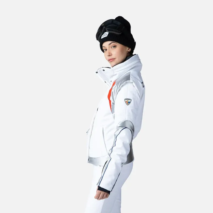 Women Women039s JCC Lunar Ski Jacket White100 Rossignol Ski and Snowboard Jackets