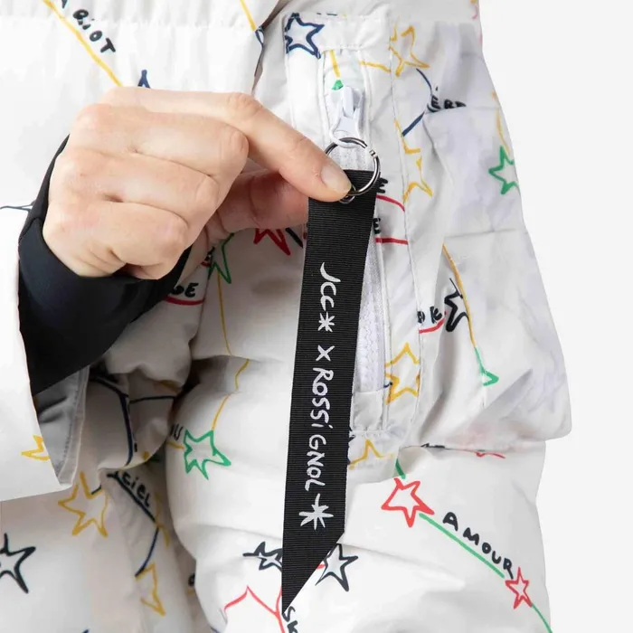 Women Women039s JCC Modul Printed Down Bomber Jacket White100 Rossignol Ski and Snowboard Jackets