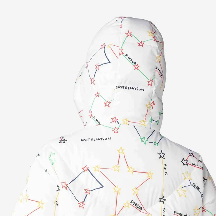 Women Women039s JCC Modul Printed Down Bomber Jacket White100 Rossignol Ski and Snowboard Jackets