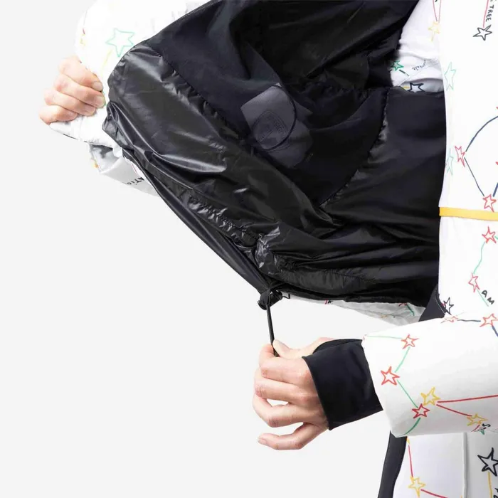 Women Women039s JCC Modul Printed Down Bomber Jacket White100 Rossignol Ski and Snowboard Jackets