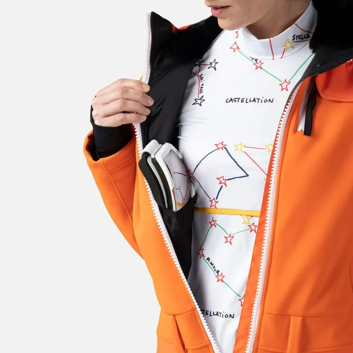 Women Women039s JCC Sublim Overalls Orange410 Rossignol Ski and Snowboard Jackets
