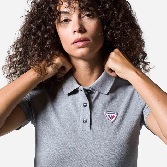 Women Women039s Logo Polo Heathergrey280 Rossignol Polos and Tees