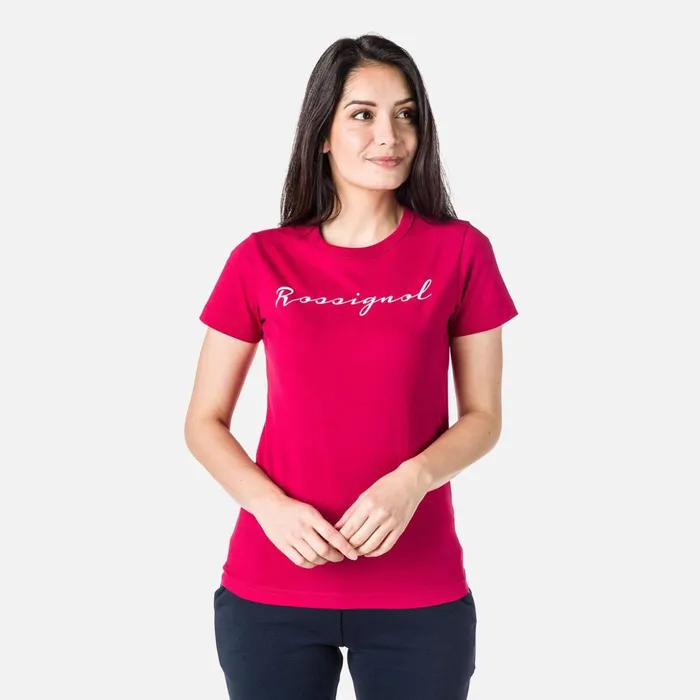 Women Women039s Logo Tee Cherry311 Rossignol Polos and Tees