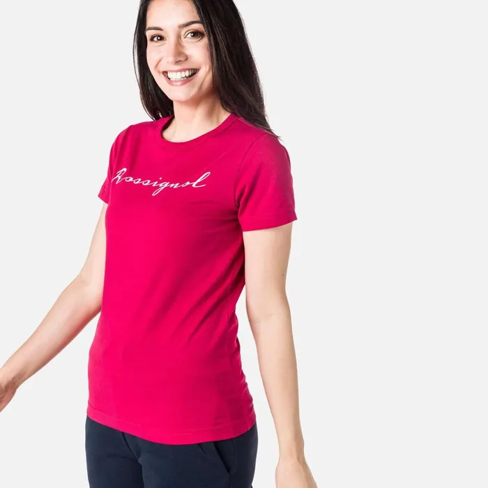 Women Women039s Logo Tee Cherry311 Rossignol Polos and Tees