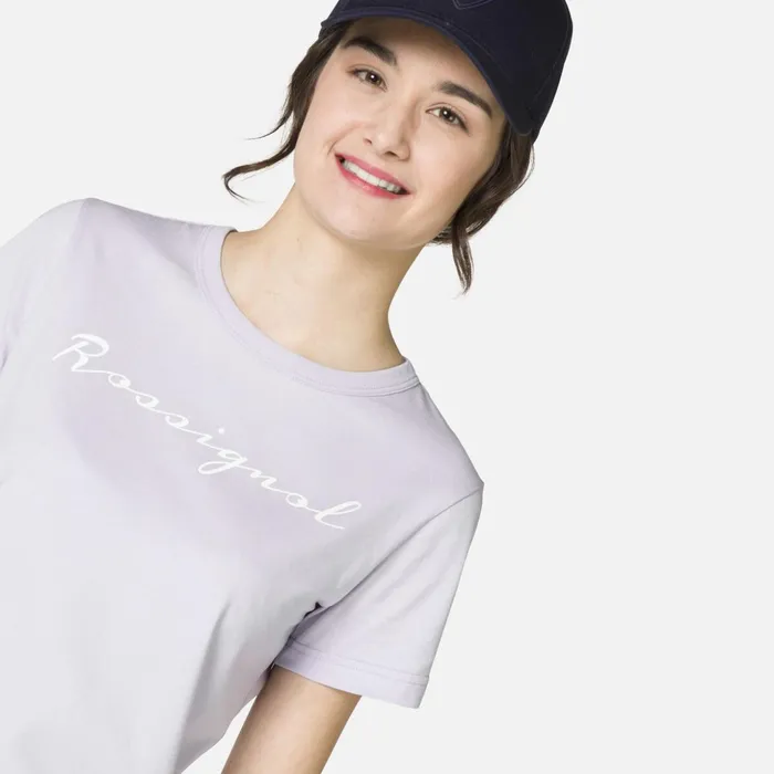 Women Women039s Logo Tee Lavendergrey Rossignol Polos and Tees