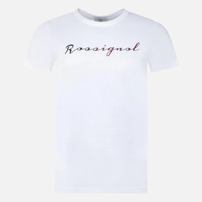 Women Women039s Logo Tee White100 Rossignol Polos and Tees