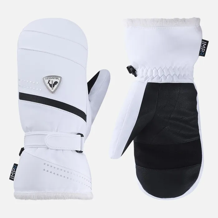 Women Women039s Nova Waterproof Ski Mittens White100 Rossignol Gloves