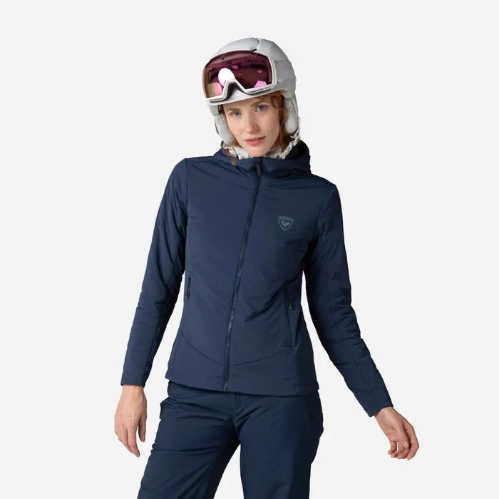 Women Women039s Opside Hooded Jacket Darknavy715 Rossignol Softshell and Lightweight Jackets