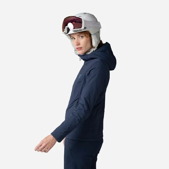 Women Women039s Opside Hooded Jacket Darknavy715 Rossignol Softshell and Lightweight Jackets