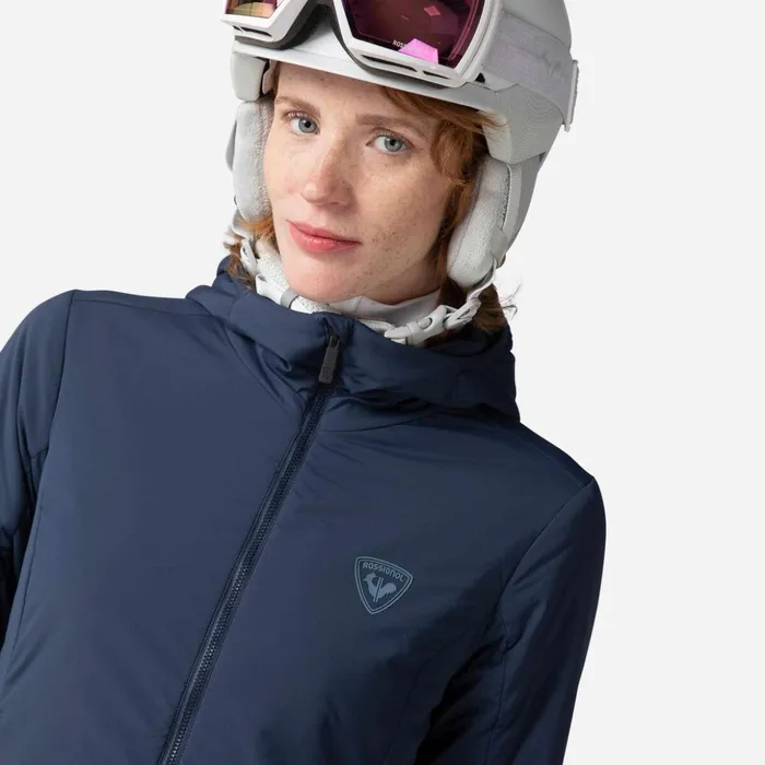 Women Women039s Opside Hooded Jacket Darknavy715 Rossignol Softshell and Lightweight Jackets