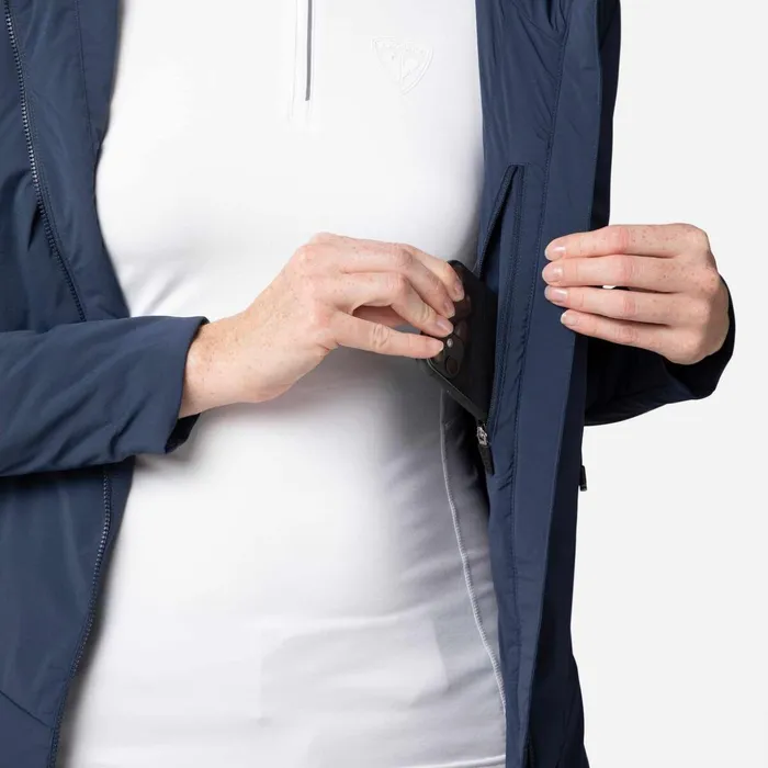 Women Women039s Opside Hooded Jacket Darknavy715 Rossignol Softshell and Lightweight Jackets