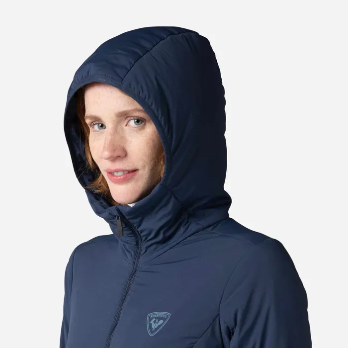 Women Women039s Opside Hooded Jacket Darknavy715 Rossignol Softshell and Lightweight Jackets