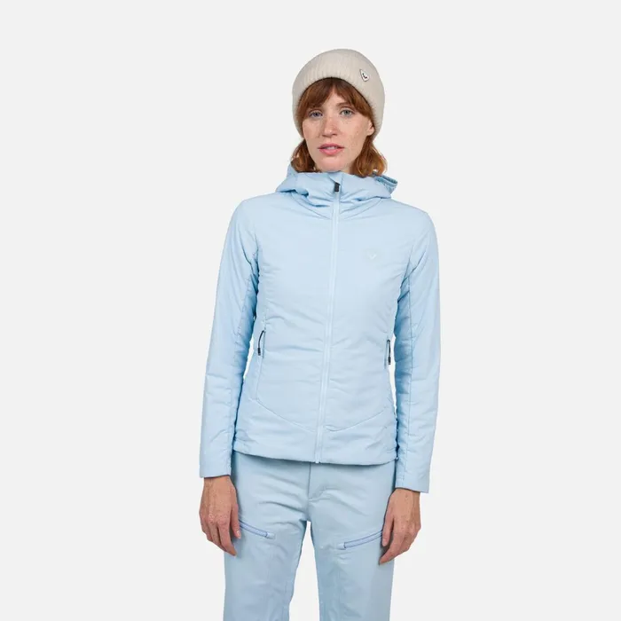 Women Women039s Opside Hooded Jacket Glacier Rossignol Softshell and Lightweight Jackets