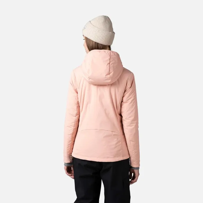 Women Women039s Opside Hooded Jacket Pastelpink Rossignol Softshell and Lightweight Jackets