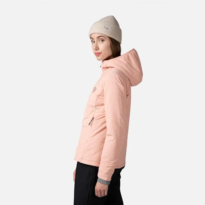 Women Women039s Opside Hooded Jacket Pastelpink Rossignol Softshell and Lightweight Jackets