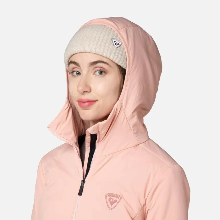 Women Women039s Opside Hooded Jacket Pastelpink Rossignol Softshell and Lightweight Jackets