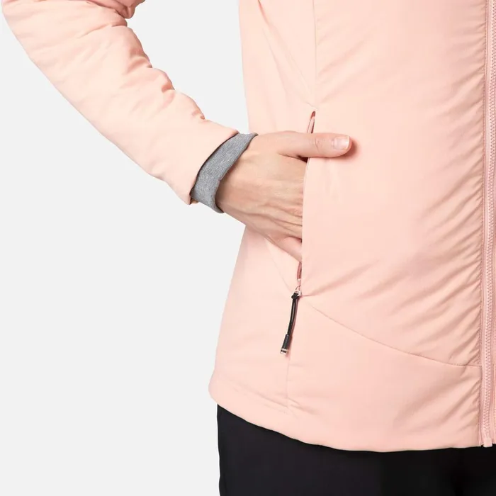 Women Women039s Opside Hooded Jacket Pastelpink Rossignol Softshell and Lightweight Jackets