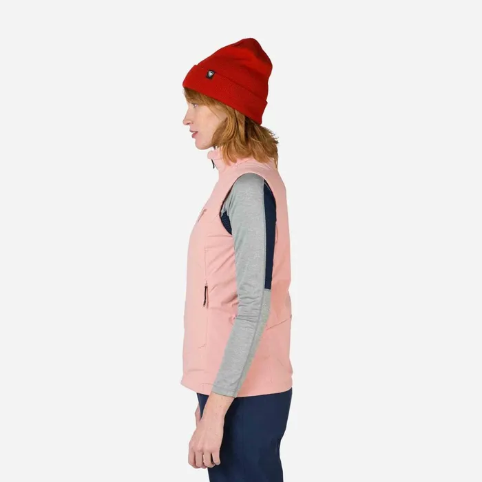 Women Women039s Opside Vest Pastelpink Rossignol Softshell and Lightweight Jackets