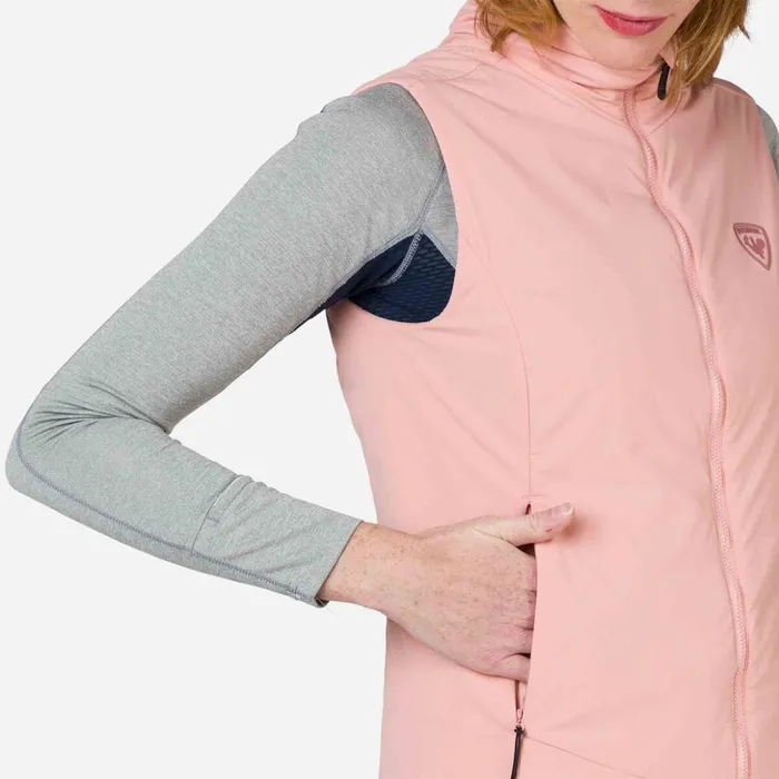 Women Women039s Opside Vest Pastelpink Rossignol Softshell and Lightweight Jackets