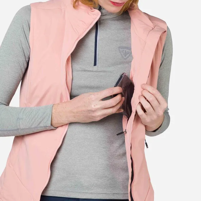 Women Women039s Opside Vest Pastelpink Rossignol Softshell and Lightweight Jackets