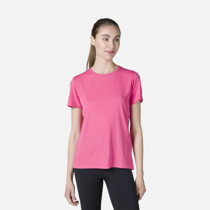 Women Women039s Plain Hiking Tee Cerisepink Rossignol Polos and Tees