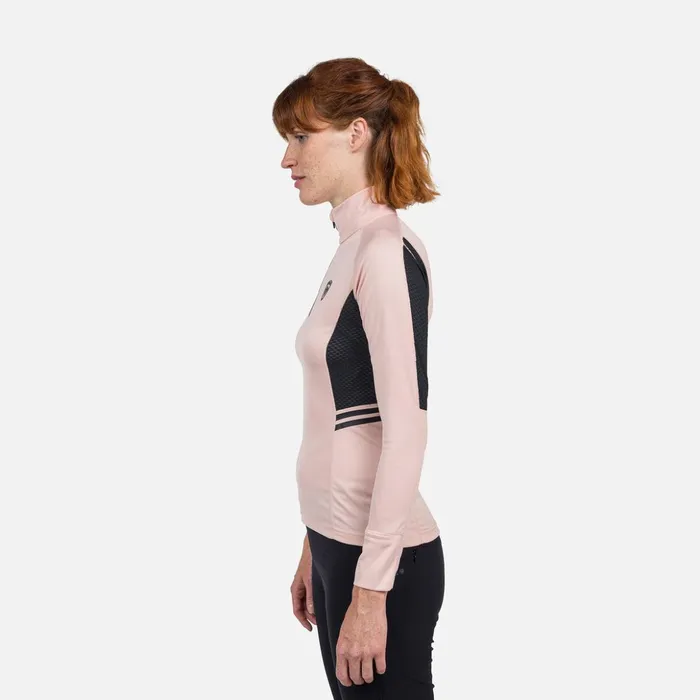 Women Women039s Poursuite HalfZip Baselayer Top Powderpink337 Rossignol Baselayers