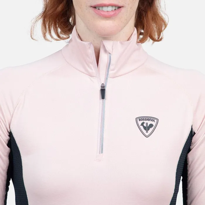 Women Women039s Poursuite HalfZip Baselayer Top Powderpink337 Rossignol Baselayers