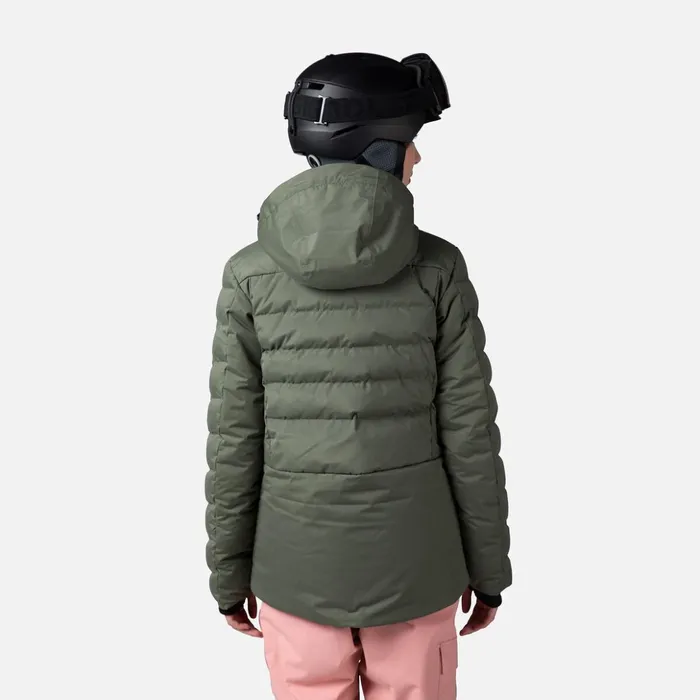 Women Women039s Puffy Ski Parka Ebonygreen Rossignol Ski and Snowboard Jackets