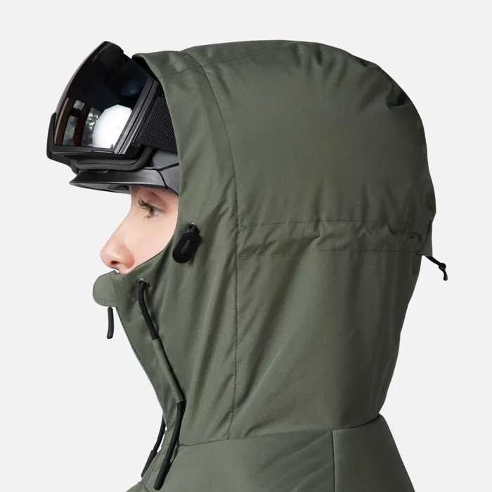 Women Women039s Puffy Ski Parka Ebonygreen Rossignol Ski and Snowboard Jackets
