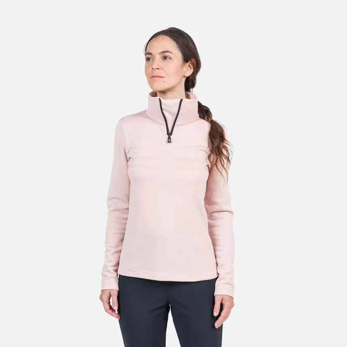 Women Women039s Resort HalfZip Top Powderpink337 Rossignol Baselayers