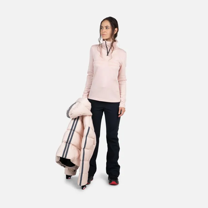 Women Women039s Resort HalfZip Top Powderpink337 Rossignol Baselayers