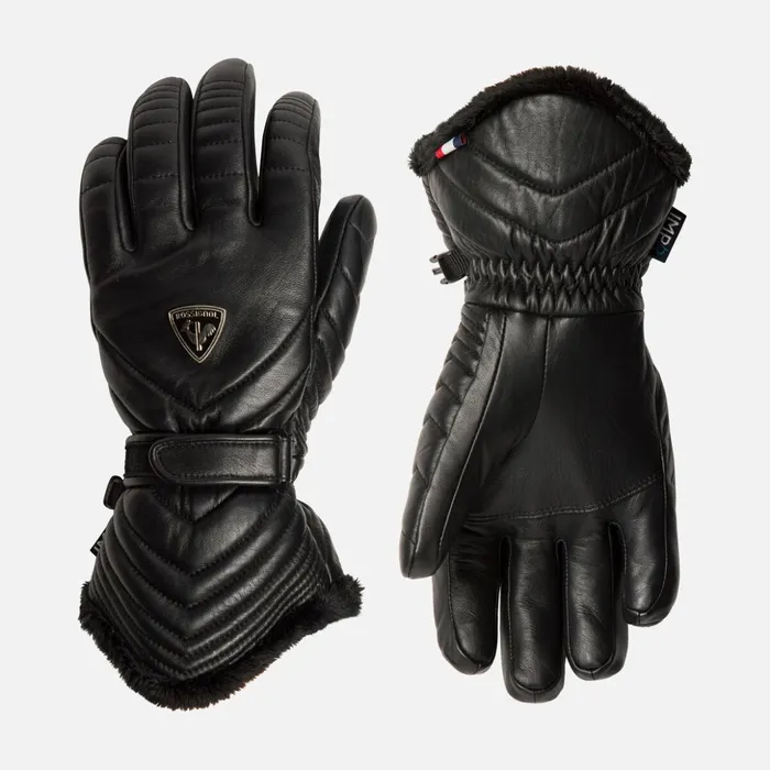 Women Women039s Select Leather Waterproof Ski Gloves Black200 Rossignol Gloves Women Women039s Select Leather Waterproof Ski Gloves Black200 Rossignol Gloves