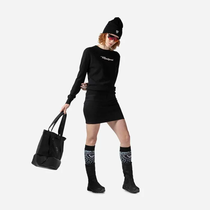Women Women039s Signature Knit Sweater Black200 Rossignol Sweatshirts and Pullovers