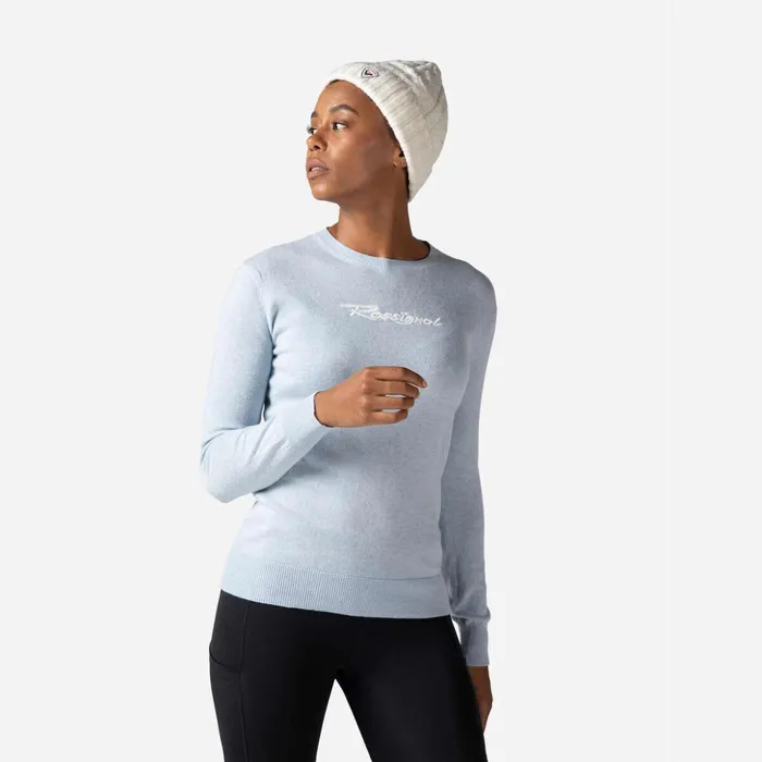 Women Women039s Signature Knit Sweater Glacier Rossignol Sweatshirts and Pullovers Women Women039s Signature Knit Sweater Glacier Rossignol Sweatshirts and Pullovers