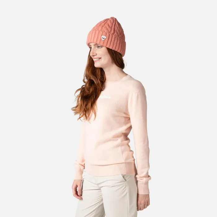 Women Women039s Signature Knit Sweater Powderpink337 Rossignol Sweatshirts and Pullovers