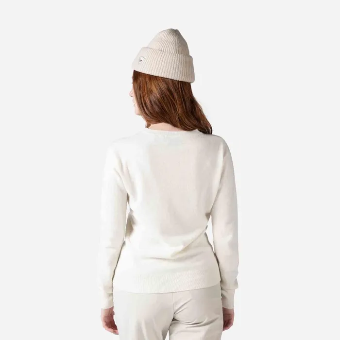Women Women039s Signature Knit Sweater White100 Rossignol Sweatshirts and Pullovers